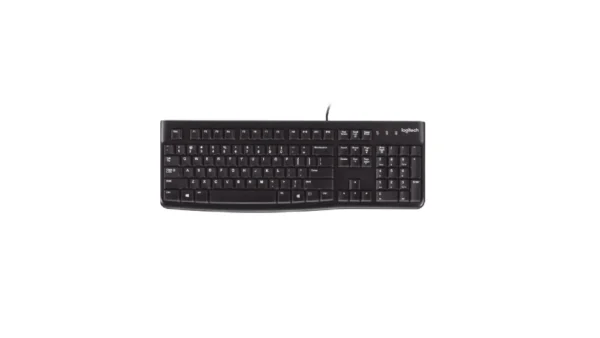 Logitech K120 Corded Keyboard USB – Black