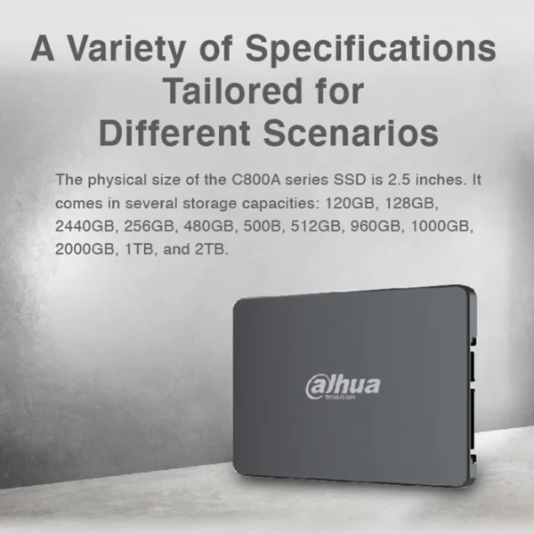 Dahua C800A 1TB 3D NAND SATA 2.5 Inch Internal SSD 4