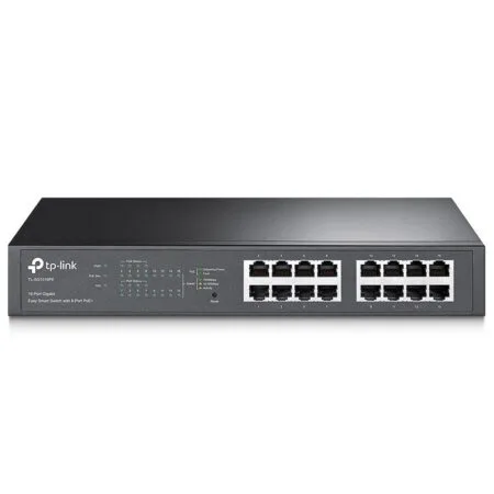 tp link tl sg1016pe easy smart rackmount switch 16 port 101001000mbps with 8 port poe ismart store 1